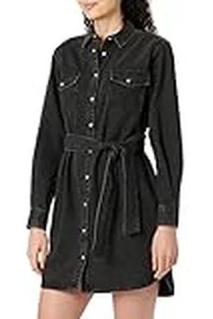 JACK & JONES Dames JXTHALIA Regular Dress AKM5 jurk, Black Denim, XS, , XS