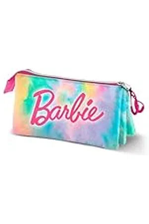 KARACTERMANIA Barbie Tie Dye-Triple Etui, Veelkleurig, 23 x 11 cm, , Eén maat, Drievoudige etui Tie Dye