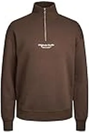 JACK & JONES Jorvesterbro Sweat Quarter Zip Hn Sn Pullover voor heren, , L