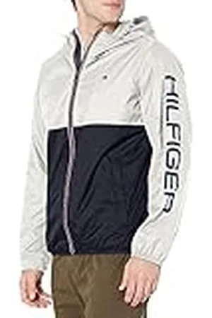 Tommy Hilfiger Regenjas voor heren met gekleurd logo, , XL