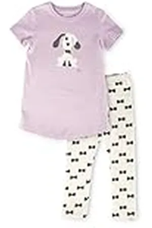 sigikid Tweedelige pyjama voor meisjes, biologisch katoen, zomer, nachtkleding, pyjamaset, , 86