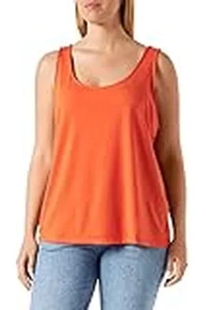 Ichi Dames IHREBEL to Dragershirt/Cami Shirt, 171562/Mandarijn Red, M