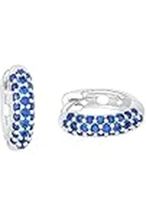 Prinzessin Lillifee Oorringen 925 sterling zilveren meisjeskinderoorbellen, met zirkonia synth., 1,2 cm, zilver, geleverd in sieradengeschenkdoosje, 2037072
