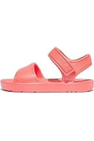 FitFlop Iqushion Kids Peuter Shimmer Ergonomische sandalen voor meisjes, Roze koraal, 27 EU