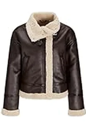 JACK & JONES JACK&JONES JXYOLANDA PU Shearling JKT OTW , XS, , XS