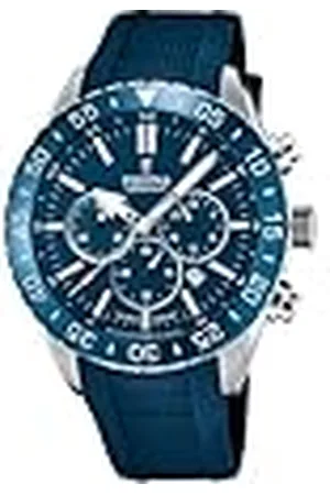 Festina Herenhorloge analoog kwarts met siliconen band F20515/1, , Klassiek