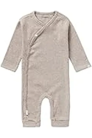 Noppies Uniseks baby U playsuit Ls Rib Nevis peuterpak, , 50