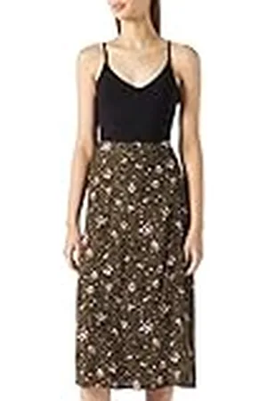 Pieces Bestseller a/s Dames Pcharmony Hw Midi Slit Skirt Bc Rock, , XS