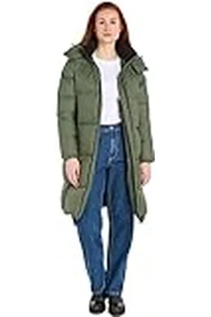 Calvin Klein Jeans Vrouwen Down Lange Puffer Down Jassen, , M