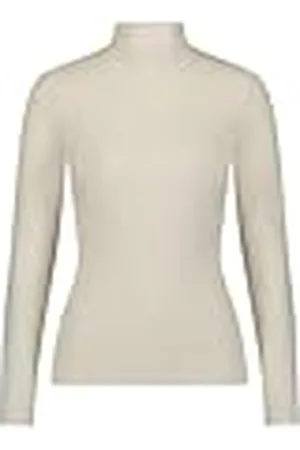 Lee Dames Ribbed Ls High Neck T-shirt, , M