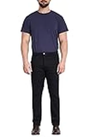 M17 Mens Slim Fit Denim Jeans Casual Klassieke Plain Jongens Broek Katoen Zip Fly