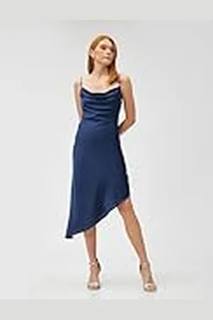 Koton Asymmetrische damesjurk met nekbandjes en schouderbandjes, , 40