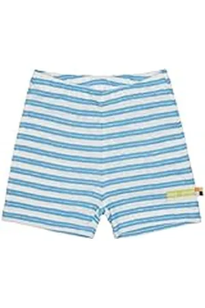 loud + proud Uniseks kinderring met linnen, van biologisch katoen, GOTS-gecertificeerd, casual shorts, , 146-152