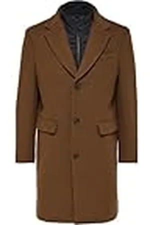 SELECTED Heren Slhjoseph Wool Coat Noos lange jas, , S