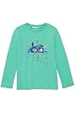 TOM TAILOR Jongens shirt met lange mouwen met monster-print, , 92/98 cm