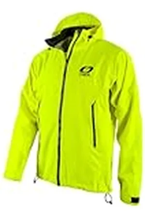 Oneal | Mountainbike Jacket | MTB Mountainbike DH Downhill FR Freeride | Waterdicht, onderarm ventilatie, soft-touch materiaal | Tsunami Rain Jacket | Volwassen | Neon-Geel | Maat S