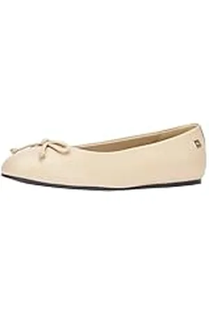 Tommy Hilfiger Dames essentiële lederen ballerina Fw0fw07768, , 37 EU