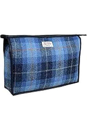 Vagabond Bags Ltd Vagabond Bags Harris Tweed Check Toiletry Bag, , 34 cm, toilettas