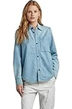 G-Star RAW Dames shirt met 1 Pocket lange mouwen, , L, , L