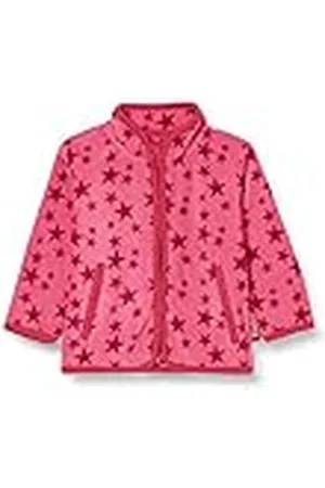 Playshoes Uniseks fleece sterrenjas voor kinderen, roze, 86 cm