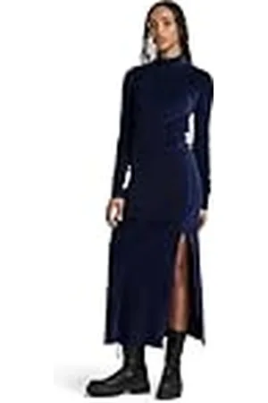 G-Star RAW Dames Velvet Slit Ls Casual Jurk, , S