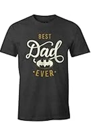 Batman MEBATMBTS180 T-shirt, antraciet-melange, maat S