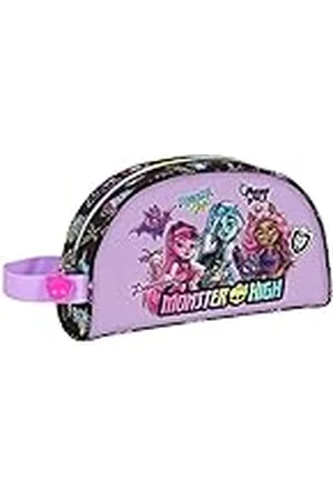 Safta Monster High Toilettas voor kinderen, aanpasbaar, ideaal voor kinderen van 5 tot 14 jaar, comfortabel en veelzijdig, kwaliteit en duurzaamheid, 26 x 16 x 9 cm, , , Standaard, casual