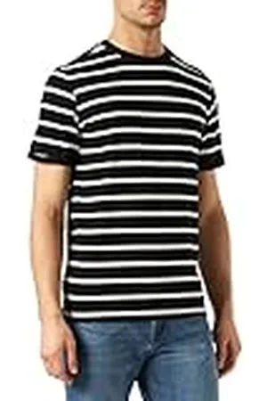 JACK & JONES Jprblalogo Spring Tee Ss Stripe T-shirt voor heren, , M