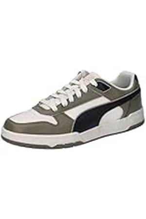 PUMA Rbd Game Laag uniseks-volwassene Sneaker Laag-Top, Alpine Snow Zwart Olive, 41 EU