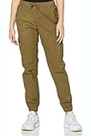 Urban classics Cargobroek voor dames, hoge taille, cargobroek voor vrouwen met hoge tailleband, verkrijgbaar in vele kleuren, maten XS - 5XL, , 4XL