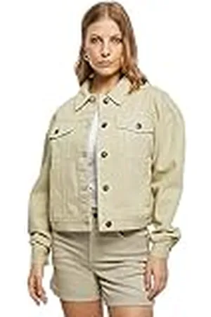 Urban classics Oversized gekleurde denim jas voor dames, , XXL