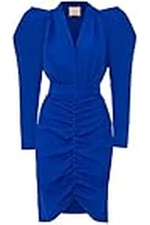 Swing Laura elegante feestjurk voor dames, cocktailjurk, avondjurk, zakelijke jurk, feestelijke jurk, potloodjurk, bodycon, V-hals, knielang, lange mouwen, , M