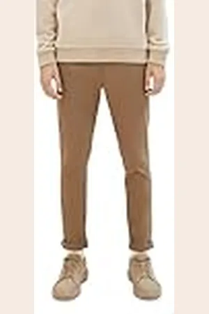TOM TAILOR Mannen Chino broek met riem 1008253, , 31W / 34L