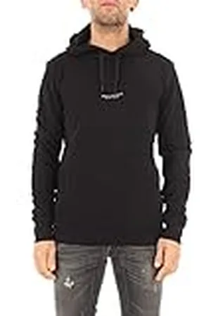 Armani Exchange Mannen Sweatshirt met capuchon en logo voor achter Sweatshirt, , S
