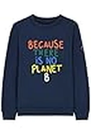 ECOALF Sienalf Sweatshirt voor kinderen, van katoen, gerecyclede stof, katoenen sweatshirt voor kinderen, lange mouwen, basic sweatshirt, , 6 jaar
