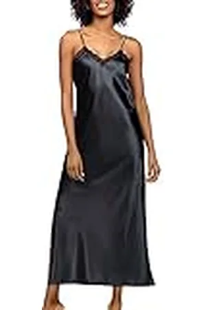 DKaren Abeni Nachthemd voor dames, nachtkleding, kant, gebloemd, strik, , XL