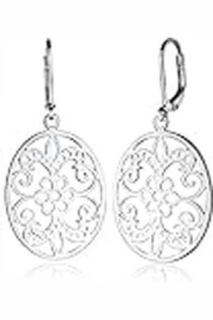 Elli Oorbellen Dames Ornament Bloemig in 925 Sterling