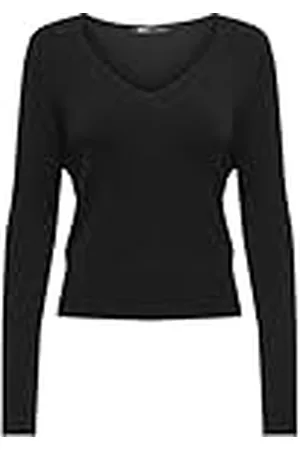 ONLY Onlvenice Life Ls V-hals pullover Nca KNT, , M