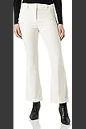 Moschino Midi Flare Fit Gepersonaliseerd met Love Shiny Back Tag Casual Broek Dames, , 42 NL