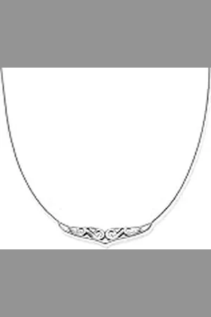 Thomas Sabo Damen-Kette mit Anhänger Rebel at heart Halskette Silber vergoldet 50 cm - KE1569-637-21-L50v