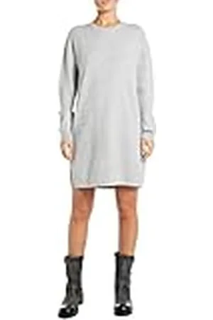 Replay Oversized gebreide damesjurk, , XS