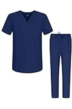 MISEMIYA Pyjama voor gezondheid, uniseks, medische uniformen 6801-6802, , L