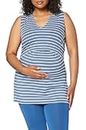 Boob Dames Simone Borstvoedende moederschap V-hals Tank Top in biologisch katoen met gemakkelijke toegang tot borstvoeding, , L