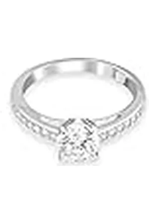 Swarovski Attract ring, Ronde slijpvorm, Pavé, , Rodium toplaag