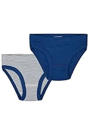 loud + proud Dubbelpak voor meisjes, fijn geribbeld, biologisch katoen en GOTS-gecertificeerde slip, , 98-104