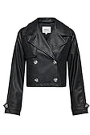 ONLY Dames Onlamia Faux Leather Jacket Cc OTW jas, , XL