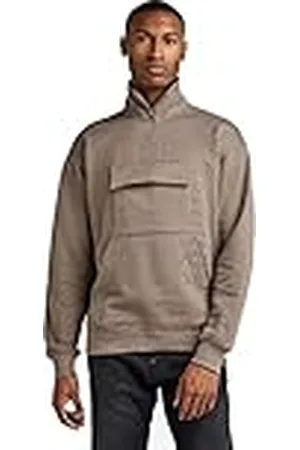 G-Star RAW Heren Double Pkt Loose Skipper Zw Sweater, Brown (Turf C988-273), M