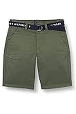 Tommy Hilfiger Essential Belted Chino Casual shorts voor jongens, , 74 cm