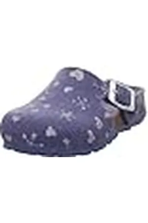 Superfit Mädchen FUSSBETTPANTOFFEL Hausschuhe, blau 8020