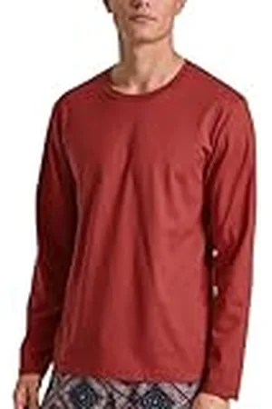 Calida RMX Sleep shirt met lange mouwen voor heren, van 100% katoen, , 52-54